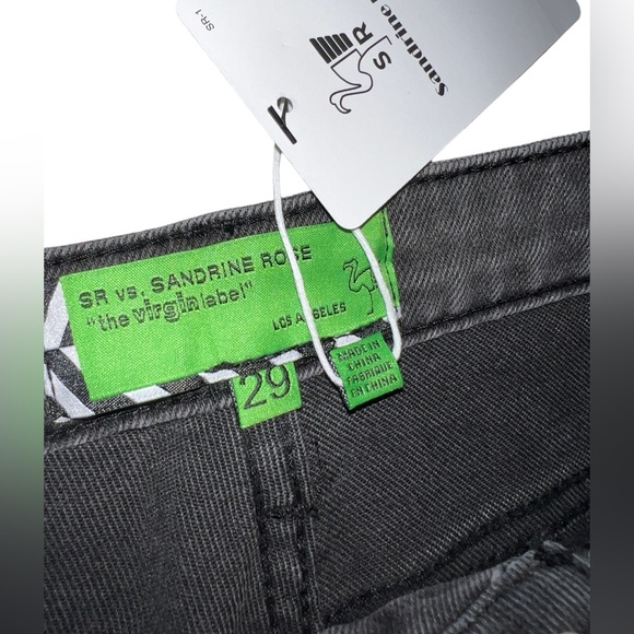 👖 NWT! Sandrine Rose Polka Grey Jean - Picture 5 of 9